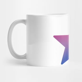 Bi+ Star (Bi Flag with Bi Flag outline) Mug